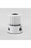 Gt2 16 Diş Alüminyum Kasnak 5mm Delik Çapı 6mm Kayış Zamanlayıcı Doğrusal Hareket