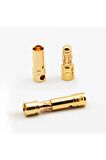 5 Çift 3.5mm Altın Kaplama Banana Dişi Erkek Soket 40a Pil Batarya Lion Bullet Plug