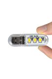 Mini Usb Led Lamba 5730 Smd 3 Led Anahtarlık Portatif Taşınabilir Gece Lambası Masa Aydınl.kamp