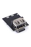 5v 2a Usb Çıkış Powerbank Devresi Type C Usb Giriş Lityum Lion 18650 Pil Şarj Koruma Mobil Güç