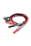 1 Çift P1033 Multimetre Probu 4mm Banana Tip Soket 1000v 10a Catııı 1 Mt Kablo Voltmetre Avometre