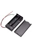 18650 2li Pil Kutusu On/off Anahtar 15cm Kablolu 2 Adet Seri Lion Dc 7.4v Kapaklı Batarya Yuvası