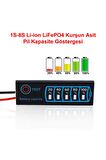 5-30v Pil Kapasite Gösterge 2s / 8s Li-ion Lifepo4 Kurşun Asit Batarya Akü Seviye Kapasite Ölçer