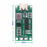 2S 1A TypeC Şarj Modül Çok Hücreli 18650 Lityum Pil Şarj Modül 8.4V 12.6V 16.8V Step-Up Boost CN330X