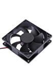 Dc 12v Fan 90x90mm 9025 3200rpm 9x9cm Sessiz 2 Pin Fırçasız Soğutma Kuluçka Ekran Kartı