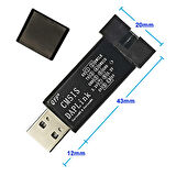 Daplink Arm Jtag Programlayıcı Metal Kutu Mini Cortex Swd Uart Emulator Simulator Debugger Hata