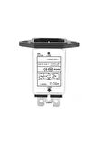 Cw1d-10a-t Ac 250v 10a C14 Erkek Soket Emı Filtreli Hat Şebeke Emc Rfı Gürültü Bastırıcı Azaltıcı
