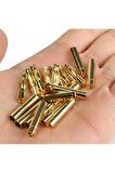 4 Çift 4mm Altın Kaplama Banana Dişi Erkek Soket 40a Pil Batarya Lion Bullet Plug Kablo Konnektör