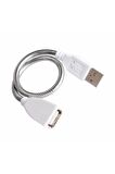 Metal Usb Type A Soketli Uzatma Kablosu Kıvrılabilir Hortum Kordon 25cm Masa Lambası Led