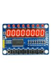 Tm1638 Modül 8 Hane 7 Segment Ekran 8x Kırmızı Led 8x Kullanıcı Buton Dijital Display Gösterge Anah