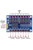 Tm1638 Modül 8 Hane 7 Segment Ekran 8x Kırmızı Led 8x Kullanıcı Buton Dijital Display Gösterge Anah