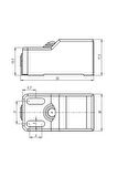 Sn04-n Endüktif 4mm Metal Algılayıcı Sensör Npn No Temassız Proximity Anahtar Dc 10v / 30v Cnc 3d