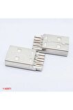 Usb Type A Erkek Soket Lehimlenebilir 4 Pin Diy Tip A Elektronik Devre Cihaz Usb 2.0 Konnektör