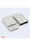 Usb Type A Erkek Soket Lehimlenebilir 4 Pin Diy Tip A Elektronik Devre Cihaz Usb 2.0 Konnektör