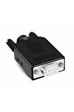 Kutulu DB9 Dişi Konnektör 9 Pin D-Sub Seri Port Terminal Adaptör RS232 RS485