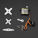 EMAX ES9251 II 4gr Dijital Servo Motor Mini Plastik Dişli 0.25kgcm Tork RC Uçak Drone Robot Kol