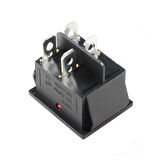 16A 250V On/Off Anahtar Latch 4 Pin Buton Yüksek Akım Kcd4 Led Işıklı Switch Panel Tip Montaj Kutu