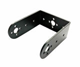 Uzun U Servo Motor Metal Montaj Parçası Braket MG995 MG996R S3003 TD-8120MG Alüminyum Tutucu