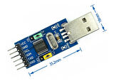 CH341T Usb to Ttl IIc Uart Çevirici Modül I2c Seri Port Haberleşme Adaptör Isp Arduino