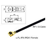15cm Ipex1 Erkek İpex1 Dişi RF Bağlantı Kablosu Altın Kaplama RF Anten Mhf1 UFL U.FL Mini PCIe
