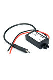 12.2V/24V to TYPE-C 5V 3A Modül F35J5V3A 30cm Usb Kablolu Su Geçirmez Şarj Tel Voltaj Düşürücü Güç