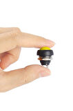 12mm PBS-33B 2 Pin Push Buton Sarı ON OFF 1A 250V Mini Yuvarlak Su Geçirmez Anahtar Momentary Switc