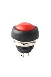 12mm PBS-33B 2 Pin Push Buton Kırmızı ON OFF 1A 250V Mini Yuvarlak Su Geçirmez Anahtar Momentary Sw