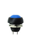 12mm PBS-33B 2 Pin Push Buton Mavi ON OFF 1A 250V Mini Yuvarlak Su Geçirmez Anahtar Momentary Switc