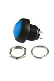 12mm PBS-33B 2 Pin Push Buton Mavi ON OFF 1A 250V Mini Yuvarlak Su Geçirmez Anahtar Momentary Switc