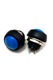 12mm PBS-33B 2 Pin Push Buton Mavi ON OFF 1A 250V Mini Yuvarlak Su Geçirmez Anahtar Momentary Switc