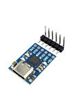 CP2102 USB to RS232 TTL UART Çevirici Modül Type C Usb Seri Port Haberleşme Mcu Uydu Alıcı Tel GSM