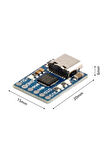 CP2102 USB to RS232 TTL UART Çevirici Modül Type C Usb Seri Port Haberleşme Mcu Uydu Alıcı Tel GSM