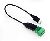 30cm Kablolu USB to RS485 Modül Kutulu Endüstriyel Tip Com Seri Port Sinyal Çevirici Haberleşme