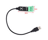 30cm Kablolu USB to RS485 Modül Kutulu Endüstriyel Tip Com Seri Port Sinyal Çevirici Haberleşme