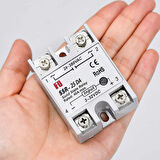 SSR-25DA SSR Röle AC Çıkış DC Tetik 25A AC 24-380V Tek Fazlı Solid State Röle Elektronik Anahtar