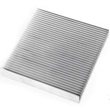10cm x 10cm x 1.8cm Alüminyum Metal Soğutucu Blok Radyatör Peltier Isı Düşürücü Amfi Led Entegre 