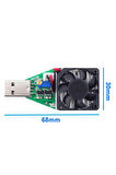 Usb 15W 3.7V 13V 0.15A/3.0A Elektronik Yük/Deşarj Kartı Fan Soğutuculu Pil Akü Kapasite Deşarj Test