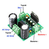 TDA7294 100W Dijital Amfi Modül Yüksek Güç AC 12V 30V Tek Kanal Müzik Kuvvetlendirici Güçlendirici 
