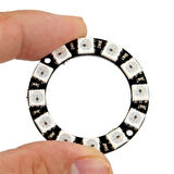 12 Bit NeoPixel Halka Ring WS2812B 5050 Rgb Led Modül 12’li Dijital Adreslenebilir Lamba Programlana