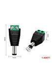 5.5mm x 2.1mm Dc Adaptör Klemens Dönüştürücü Erkek 24V 5A 2 Pin Terminal Kolay Lehimsiz Hızlı Bağlan