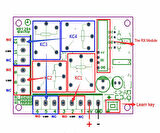433MHz RF 4 Kanal Röle Modül DC 12V 4 Buton Kumanda Kablosuz Motor Pompa Fan Lamba Perde Akıllı Ev