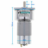 XD-60GA775 DC Motor 24V 30Rpm 35W 40Kg.cm Yüksek Tork Kuvvet Metal Dişli Redüktörlü Robot Cnc Makine