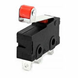 Makaralı Micro Switch Anahtar 5A 5A 250V Rulo Makara Kollu NO NC COM SPDT Sınırlayıcı Momentary
