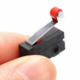 Makaralı Micro Switch Anahtar 5A 5A 250V Rulo Makara Kollu NO NC COM SPDT Sınırlayıcı Momentary