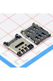 Nano Sim Kart Soket Micro 6 Pin Açılabilir Kilitli Kapak Gsm Akıllı Saat Apple iPhone Cep Telefonu