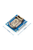 DS1307 RTC IIC Zaman Modül Gerçek Zaman Saat I2C 24C32 Eeprom Sn/Dakika/Saat/Gün/Ay/Yıl/Tarih Hesap