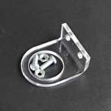 18mm Çap Sensör Plastik Tutucu Pleksi Montaj Parçası Şeffaf Sabitleme Braket Holder LJ18 E18-D80NK