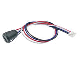 Type C Panel Montaj Dişi Soket 4 Pin 15cm Kablolu Siyah Uzatma USB 3.1 Konnektör Araba Kamera Oyunc