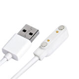 Usb 2 Pin Pogo Kablo Akıllı Saat Manyetik Sabitleyici Şarj Kablosu GT88 GT68 KW08 KW18 KW88 KW98 K99
