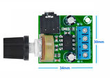 LM386 Ses Kuvvetlendirici Modül DC 5V / 12V Mono Ayarlanabilir Ses Yükseltici Mikrofon Amfi Amfilik